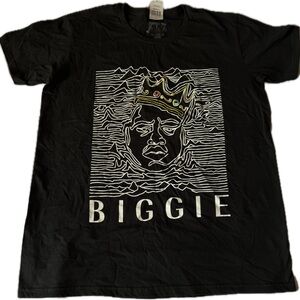 Hot Topic Black Biggie Short Sleeve Tee